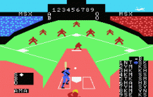 MSX ベースボールのタイトル画像 No.1