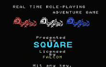MSX版のオープニング画像