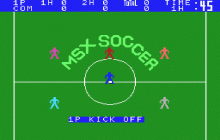MSX サッカーのタイトル画像 No.1