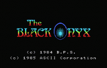 MSX版のオープニング画像